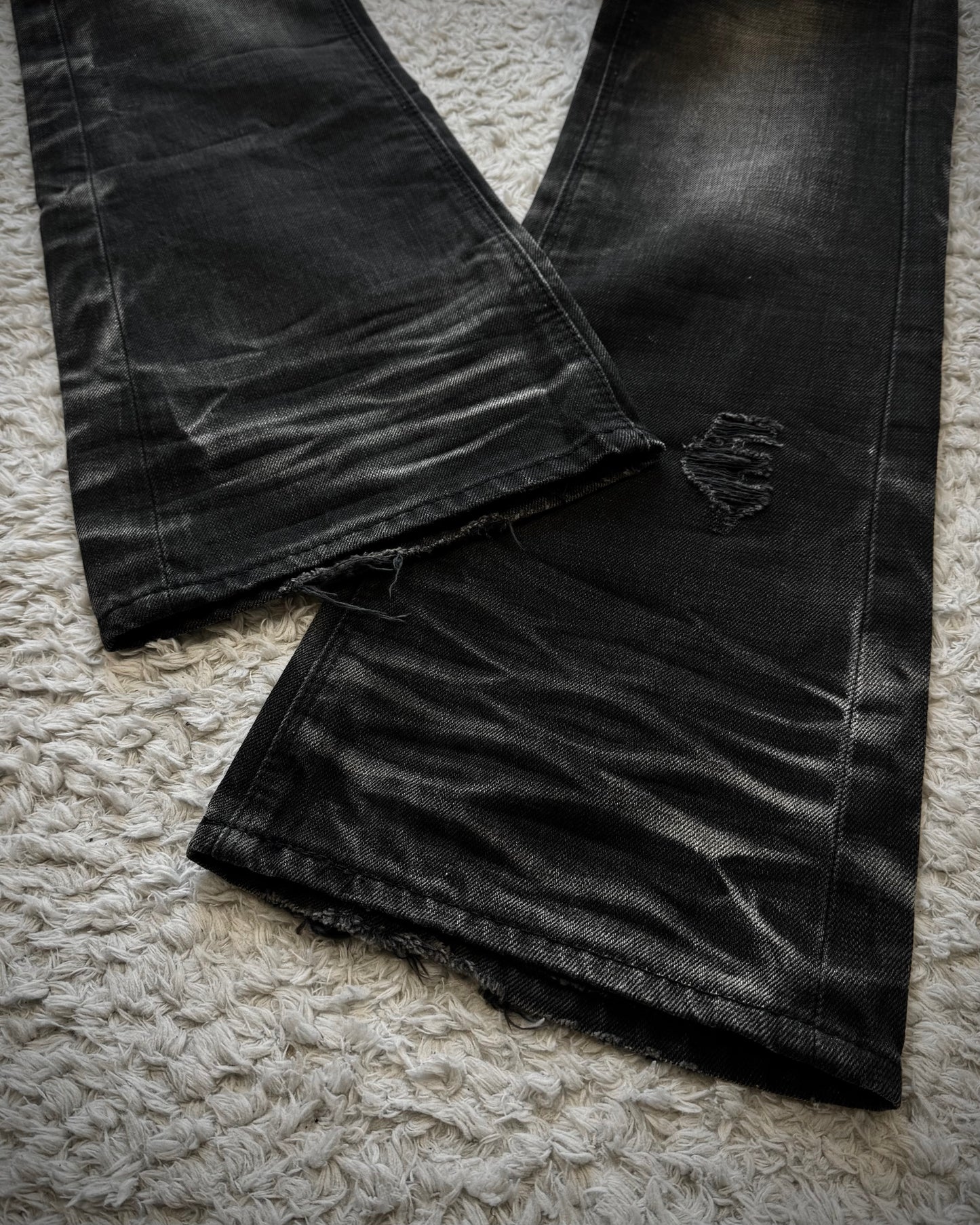 Fuga Clawmarks Washed Bootcut Jeans