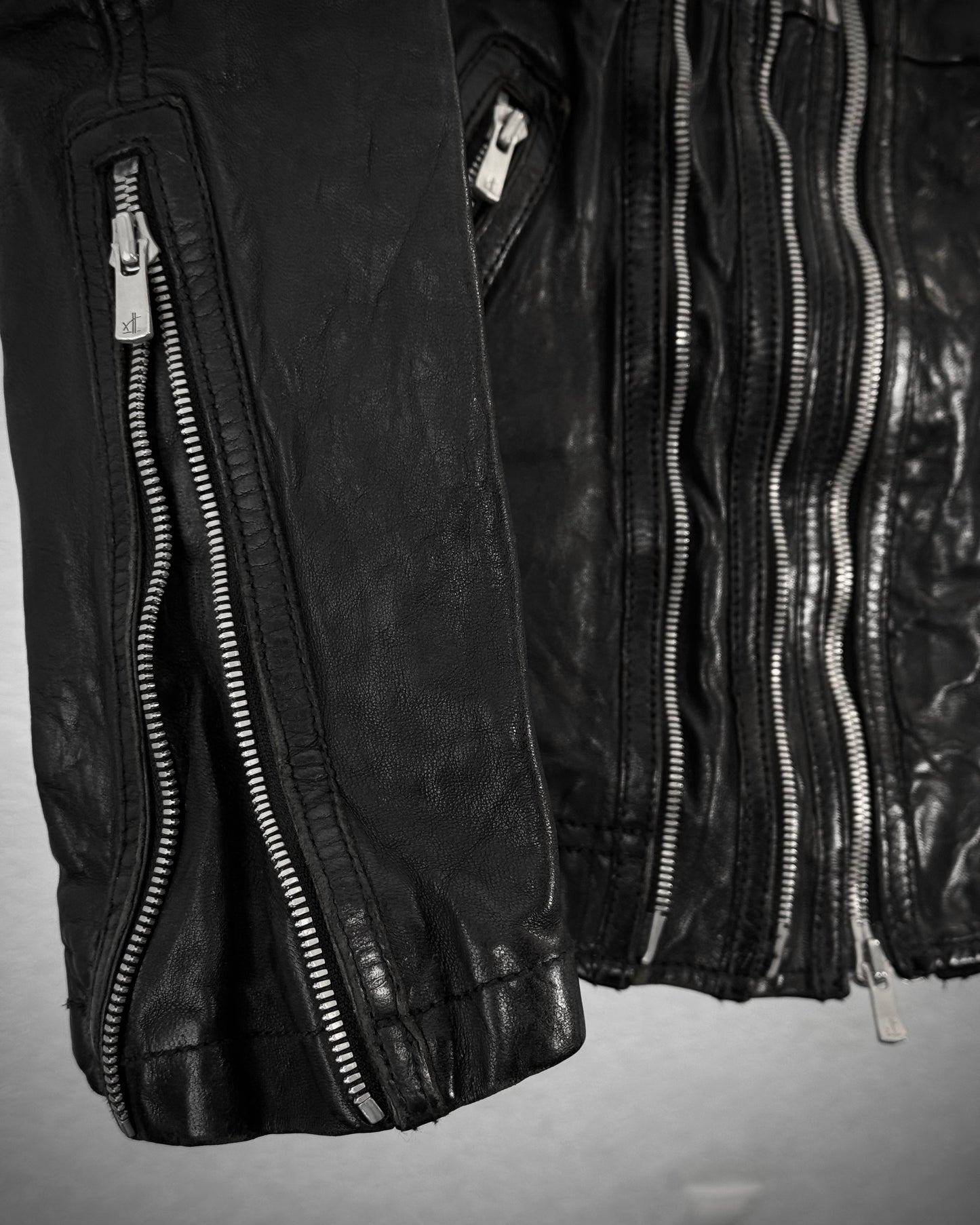 Cathy Jane Triple Zip Leather Jacket