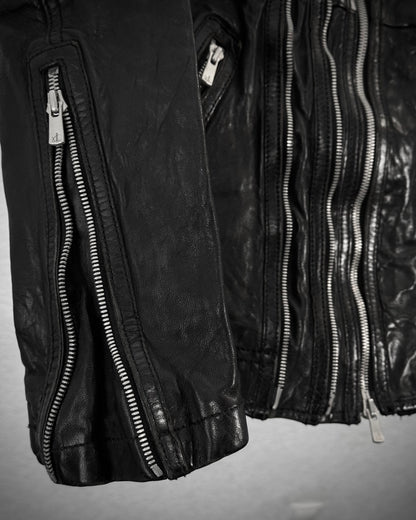 Cathy Jane Triple Zip Leather Jacket