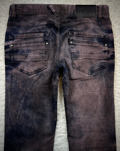 Tornado Mart Marble Washed Straight Leg Jeans