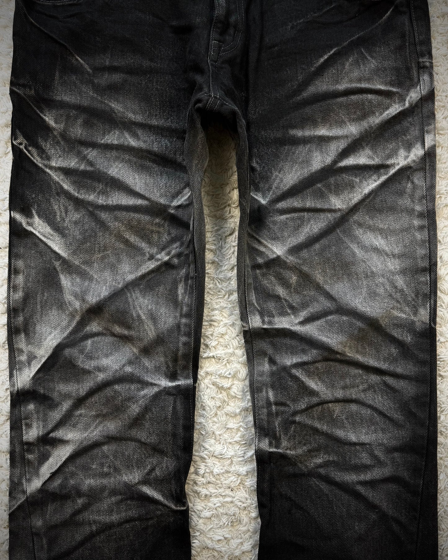 Tornado Mart Clawmarks Washed Spiral Cut Jeans