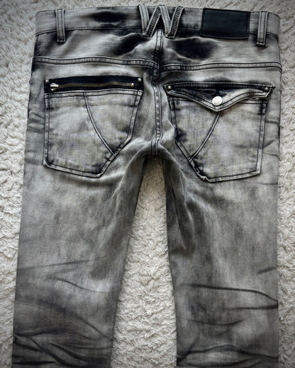 Wild Party Clawmarks Washed Slim Jeans