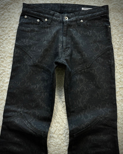 Semantic Design Python Pattern Flared Pants