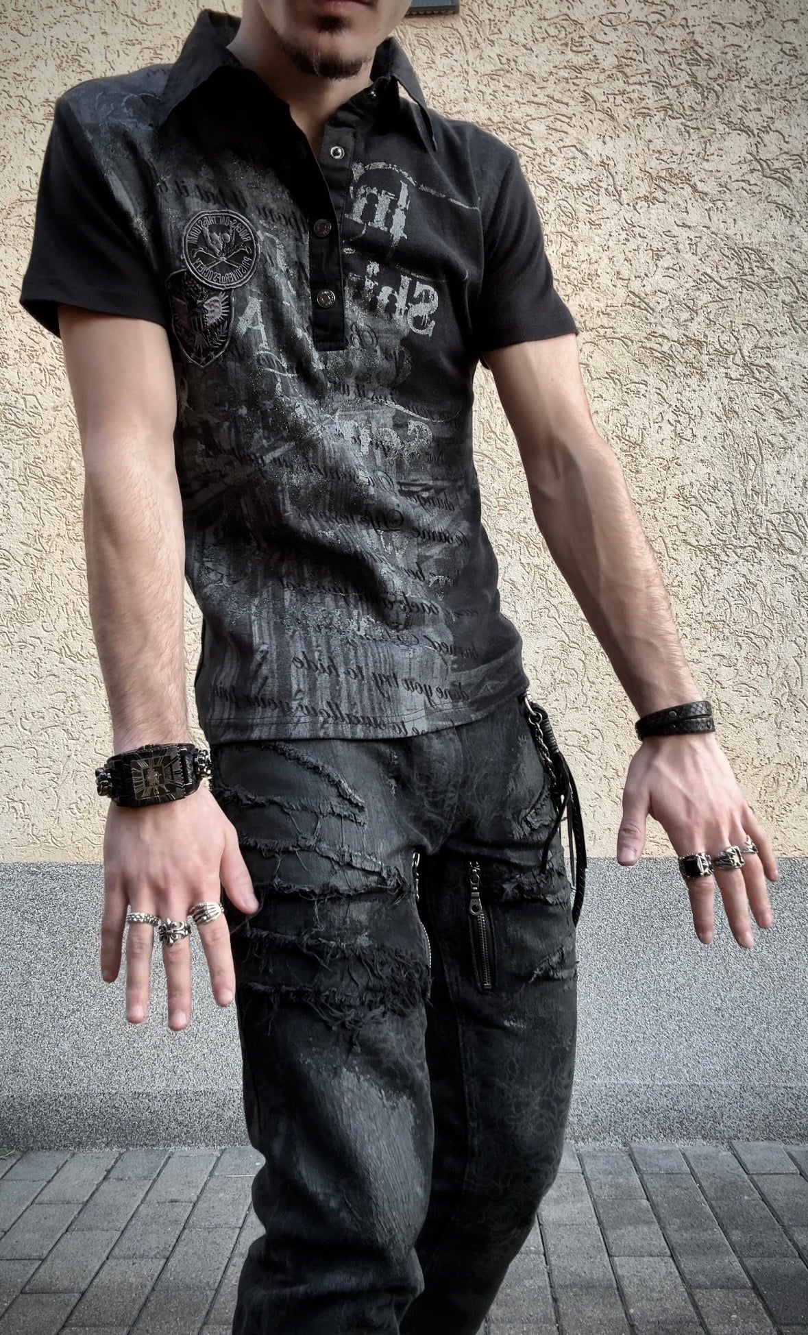 Decade Double Layered Python Bracelet