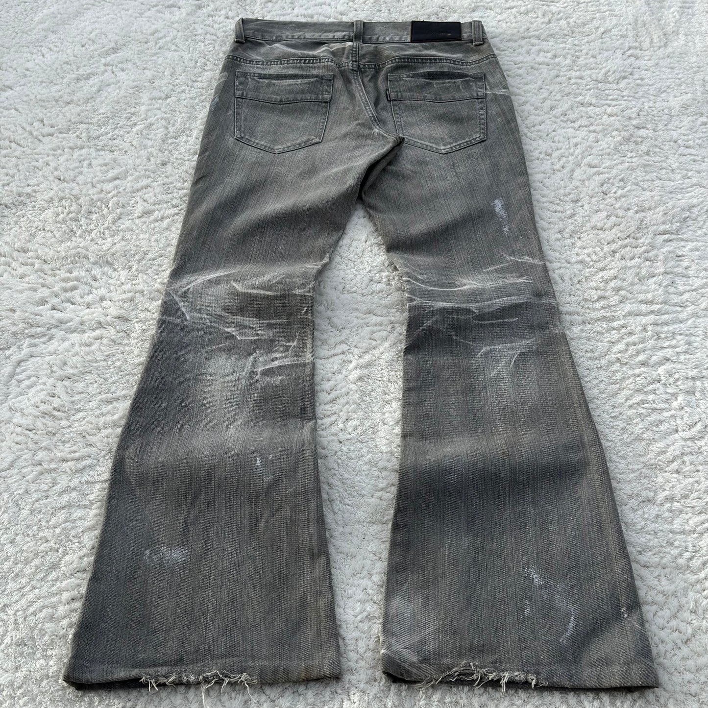 Tornado Mart Sparkle Washed Flared Jeans