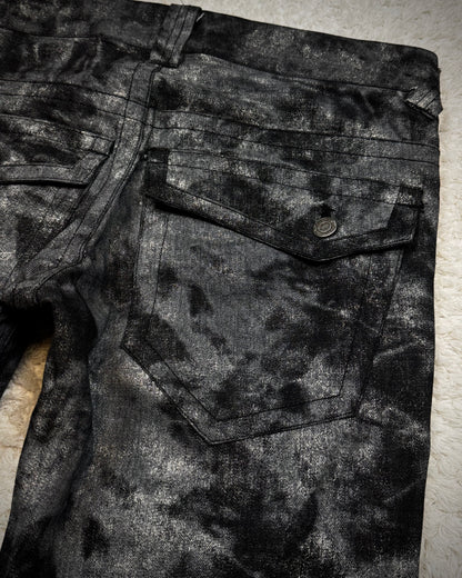 Tornado Mart Luster Ash Washed Spiral Flared Pants
