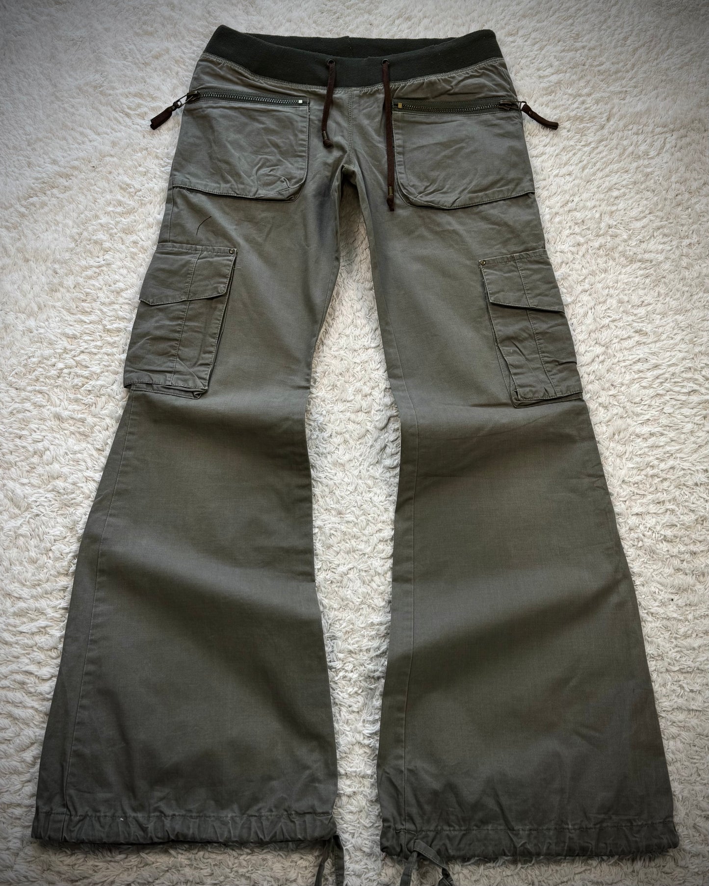 G.O.A 3D Cargo Pocket Military Flared Pants
