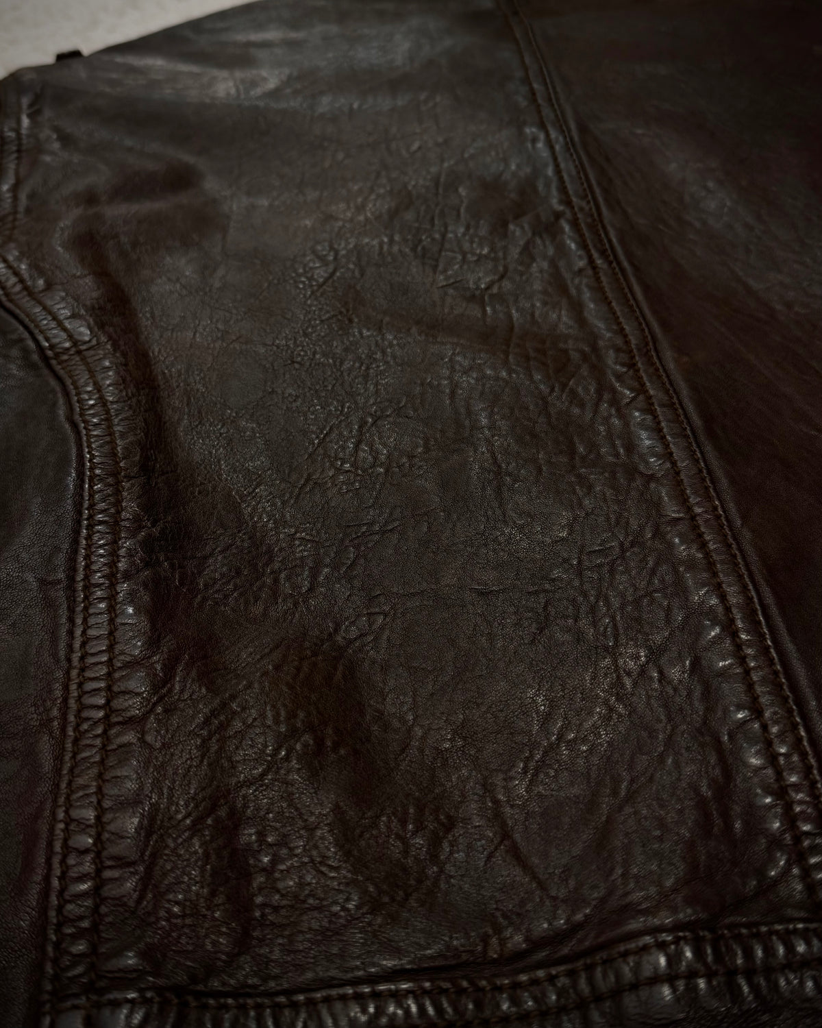 Cathy Jane Quilted Multi Pocket Sheepskin Leather Jacket