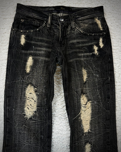 Midas Luster Splatter Bootcut Jeans