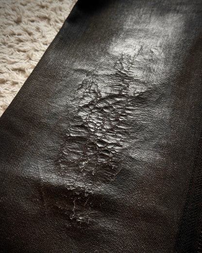 LED Rechwe Veronica Arizona Studded Waxed Flared Jeans