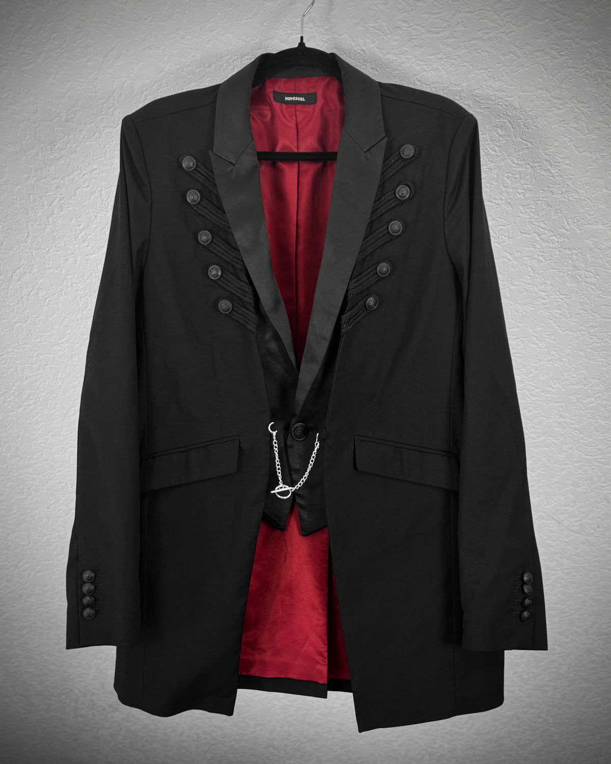 Novessel Layered Napoleon Chained Blazer