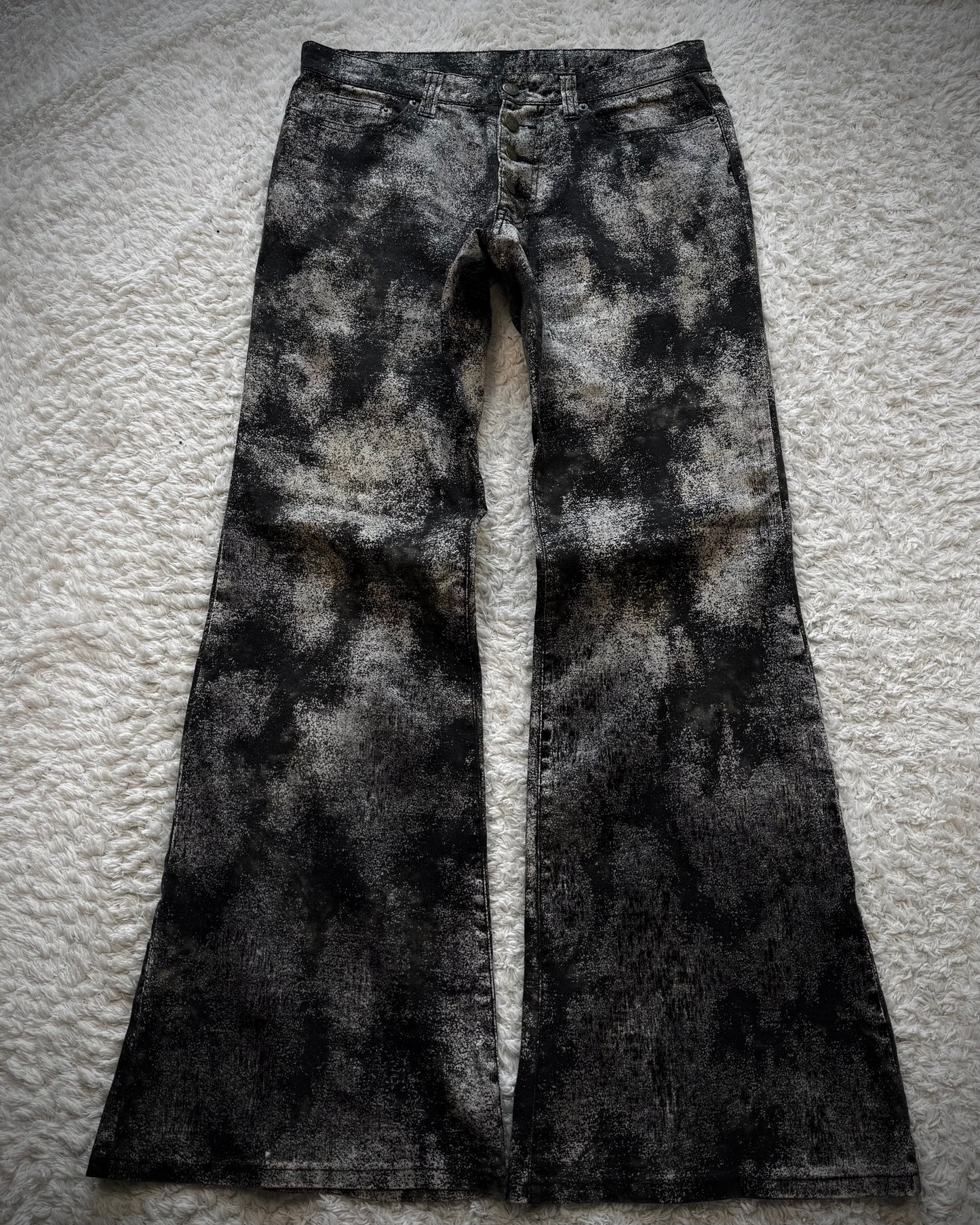 Tornado Mart Ash Washed Flared Pants