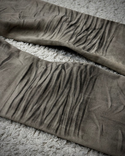 CavariA Leopard Repaired Clawmarks Bootcut Denim