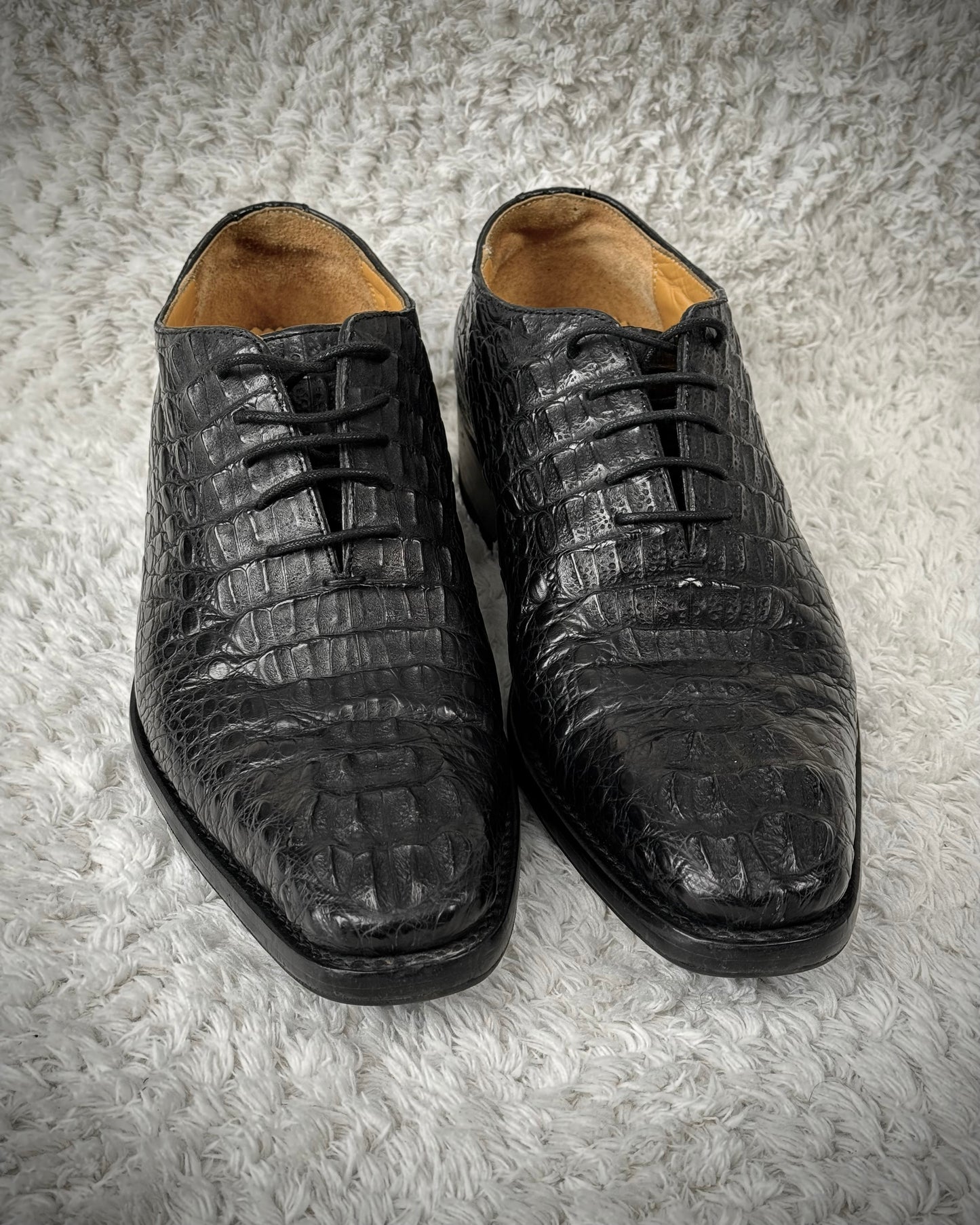 Baladen High Detail Crocodile Leather Boots