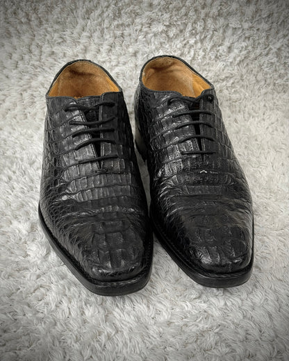 Baladen High Detail Crocodile Leather Boots