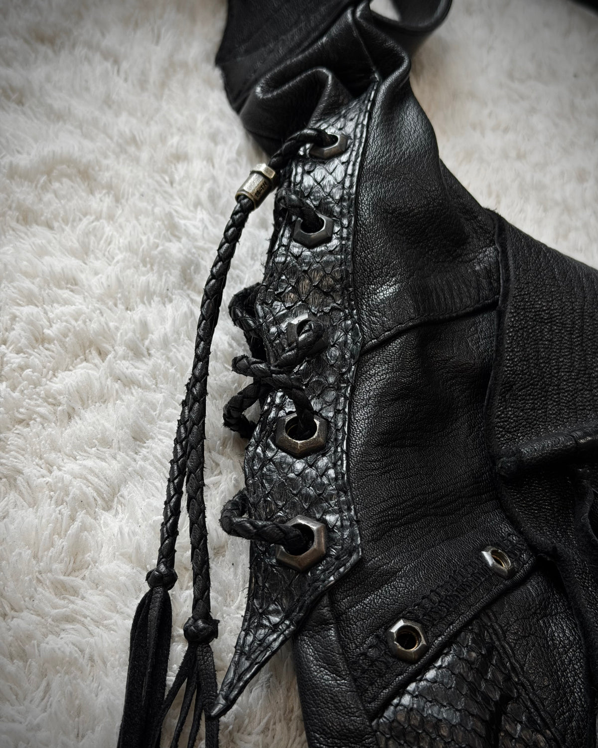 14th Addiction “Gipsy Croc” Leather Bag