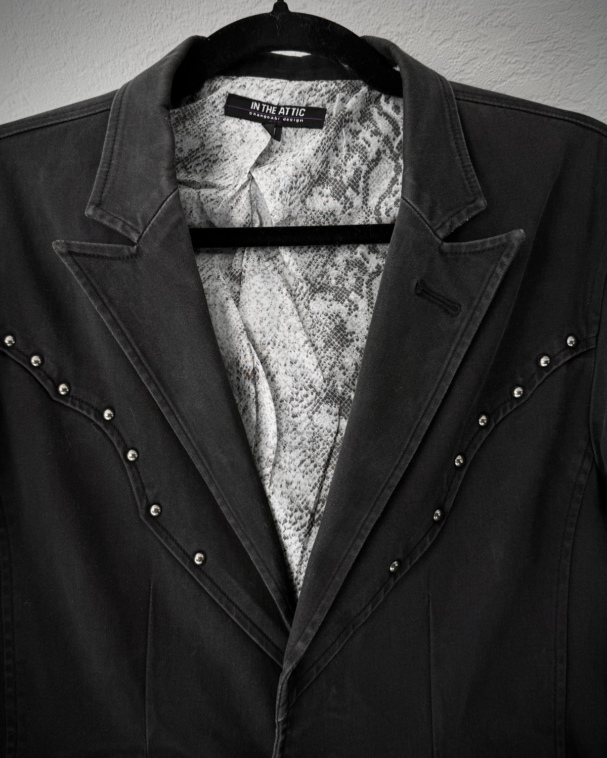 In The Attic Studded Peaked Blazer