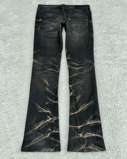 Tornado Mart Thunder Washed Slim Bootcut Jeans