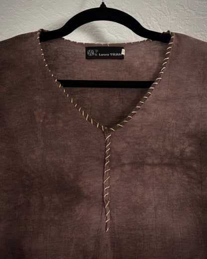 Luva Tram Scar Stitched Textured Longsleeve