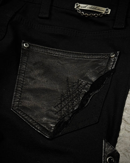 14th Addiction “Outrider 02” Lace Up Bootcut Pants