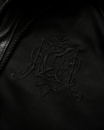Midas Crystal Skull Python Detailed Zip Up Hoodie