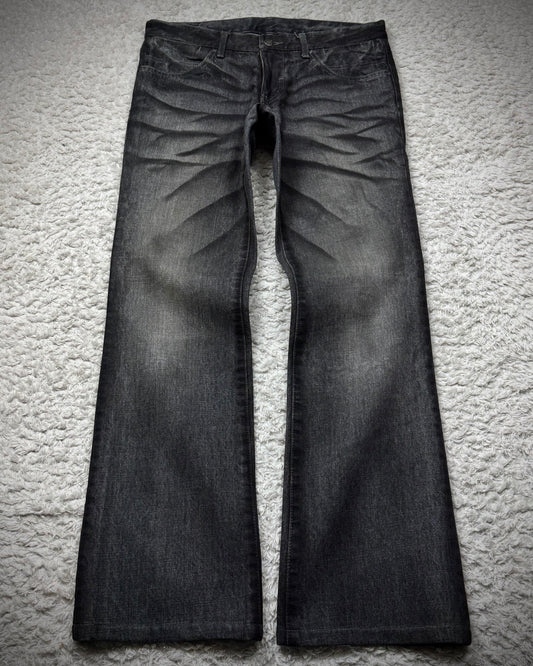 Tornado Mart Clawmarks Washed Bootcut Denim