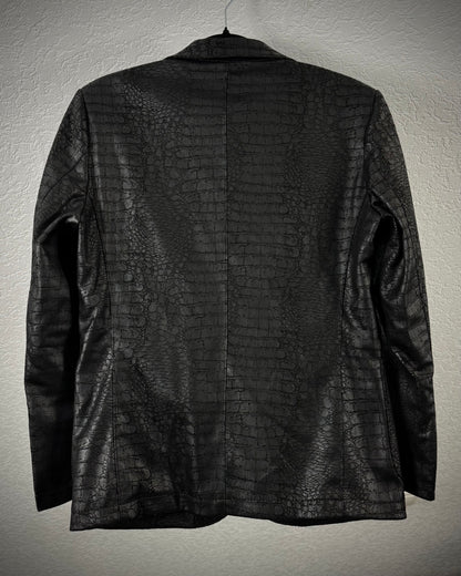K-Boxing Crocodile Pattern Blazer