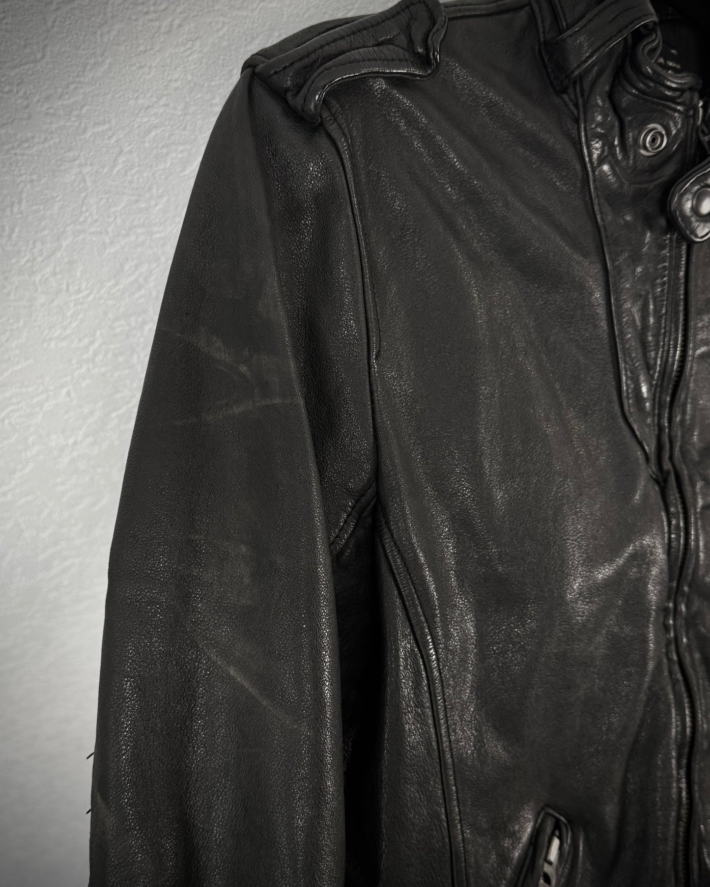 k.m.G.r Quilted Leather Jacket
