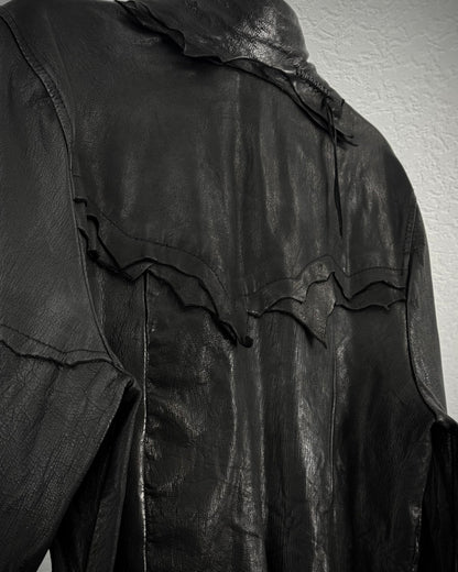 14th Addiction “Desperado” Raw Cut Leather Jacket