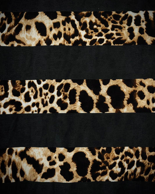 Xfrm Leopard Striped T-Shirt