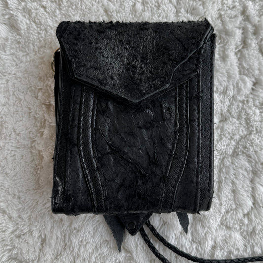 KMRii Chrome Leather Tassel Wallet