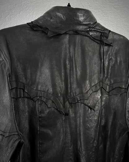14th Addiction “Desperado” Raw Cut Leather Jacket