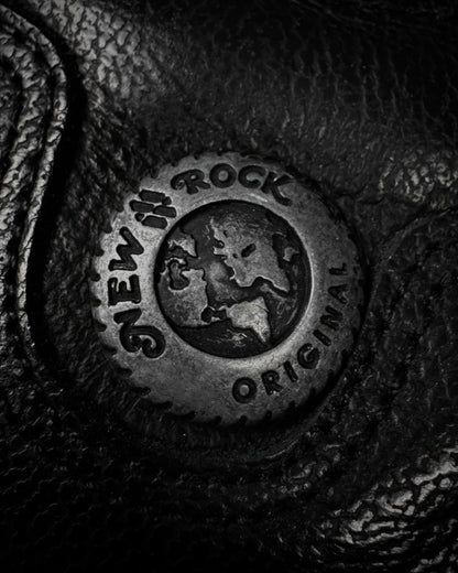 New Rock Metallic Techno Platform Boots