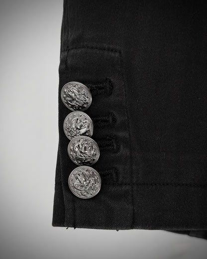 In The Attic Studded Peaked Blazer