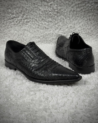 Cesare Paciotti Python Dress Boots