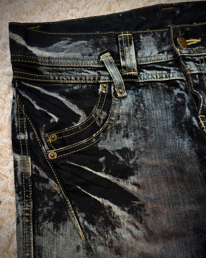 Tornado Mart Marble Washed Slim Jeans