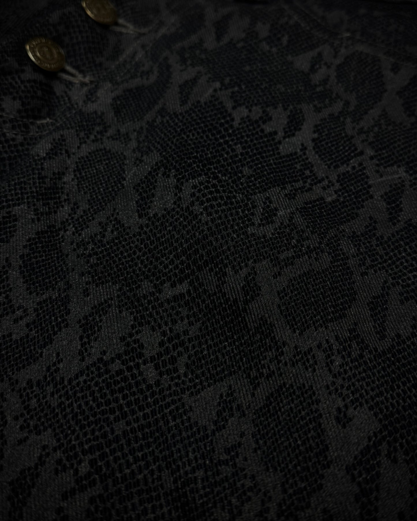 Tornado Mart Python Pattern Flared Pants