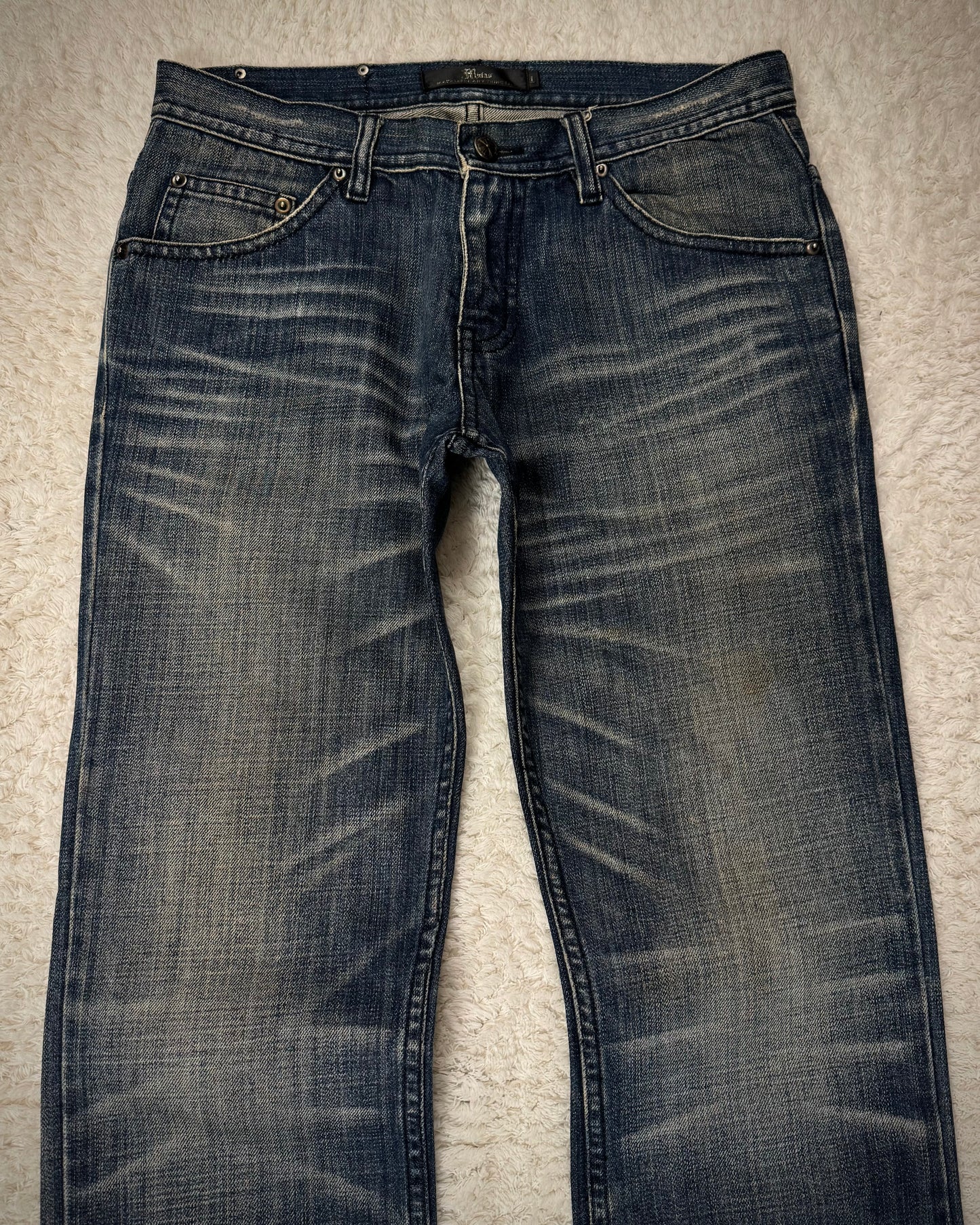 Midas Claw Marks Washed Jeans
