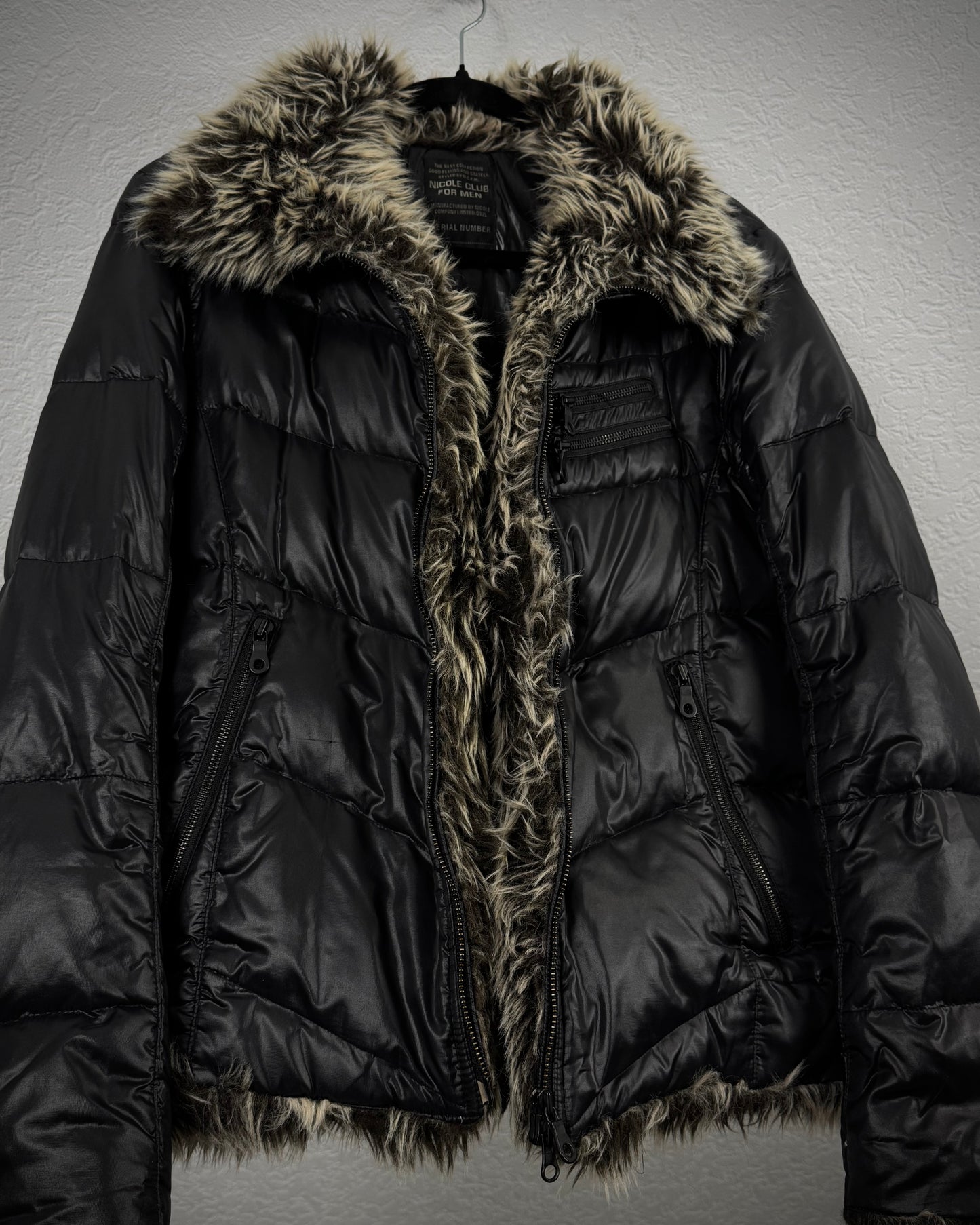 Nicole Club Fur Extended Puffer Jacket