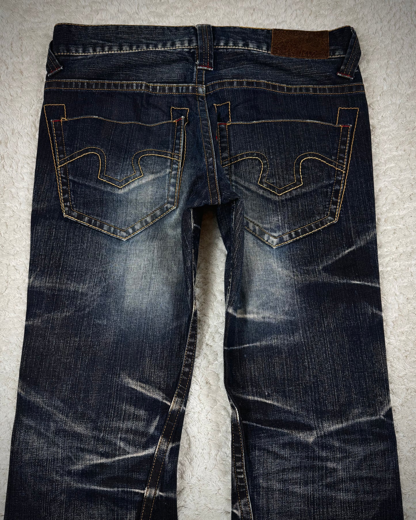 Tornado Mart Clawmark Spiral Bootcut Jeans