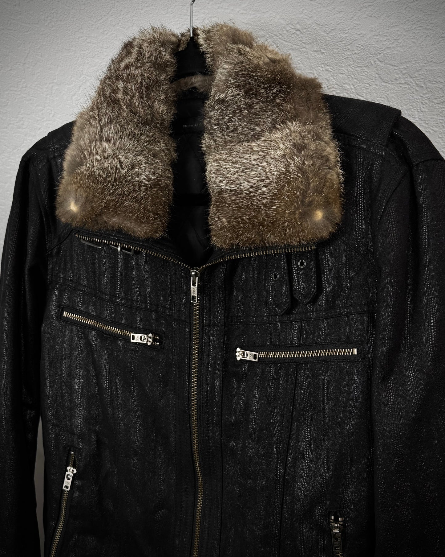 Schlüssel Stingray Waxed Rabbit Fur Jacket