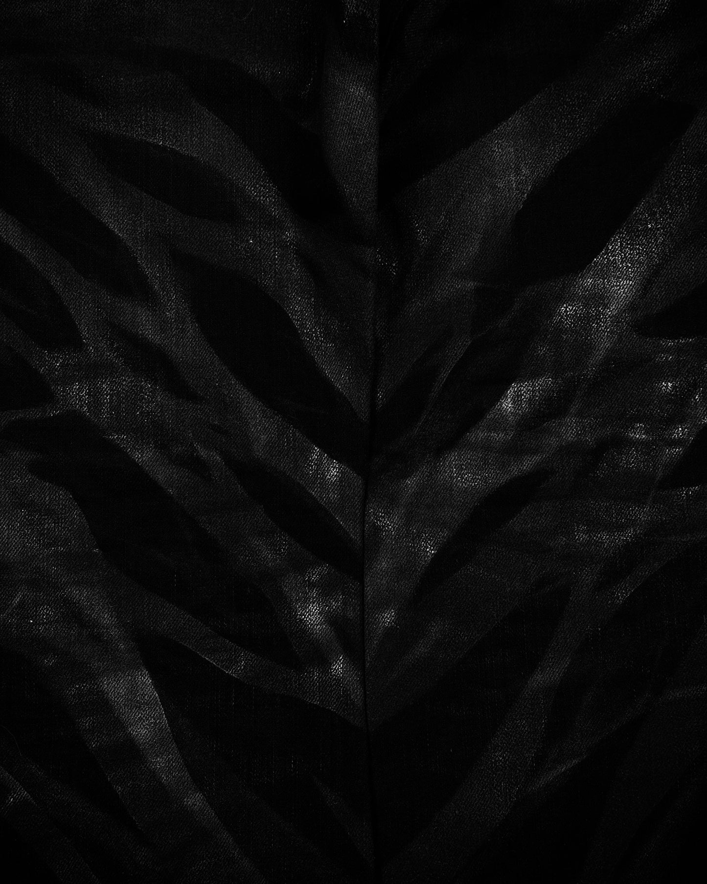 Tornado Mart Zebra Waxed Flared Jeans