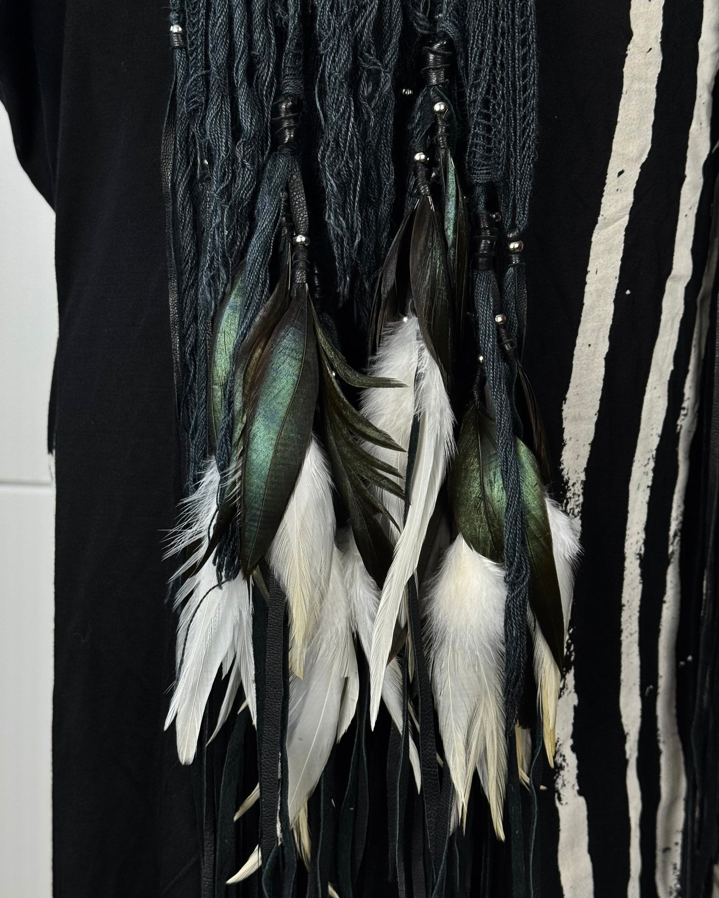 KMRii Northern Lights Feathered Scarf