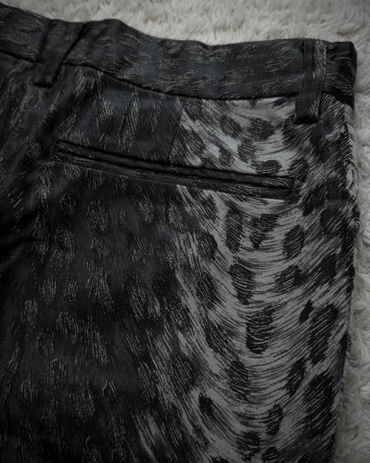 5351 Pour Les Hommes Snow Leopard Flared Pants