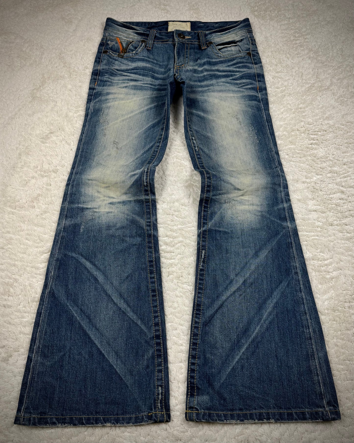 Lolita Vintage Clawmark Washed Flared Jeans