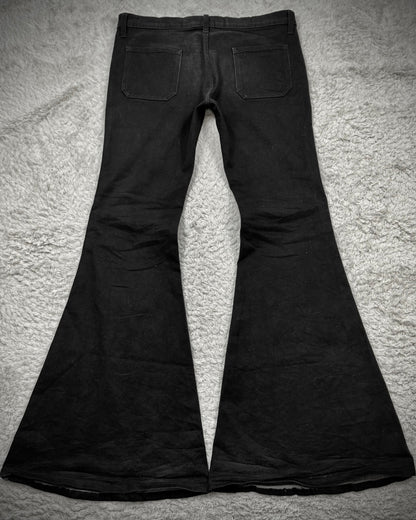 DeeDee Python Shadow Bell Bottom Flared Pants