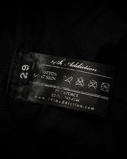 14th Addiction “Outrider 02” Lace Up Bootcut Pants