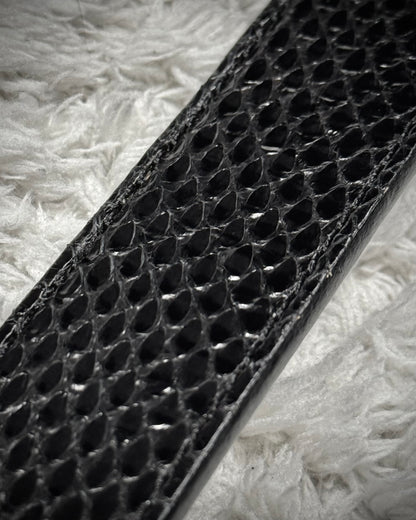 Diavlo Python Victorian Buckle Belt