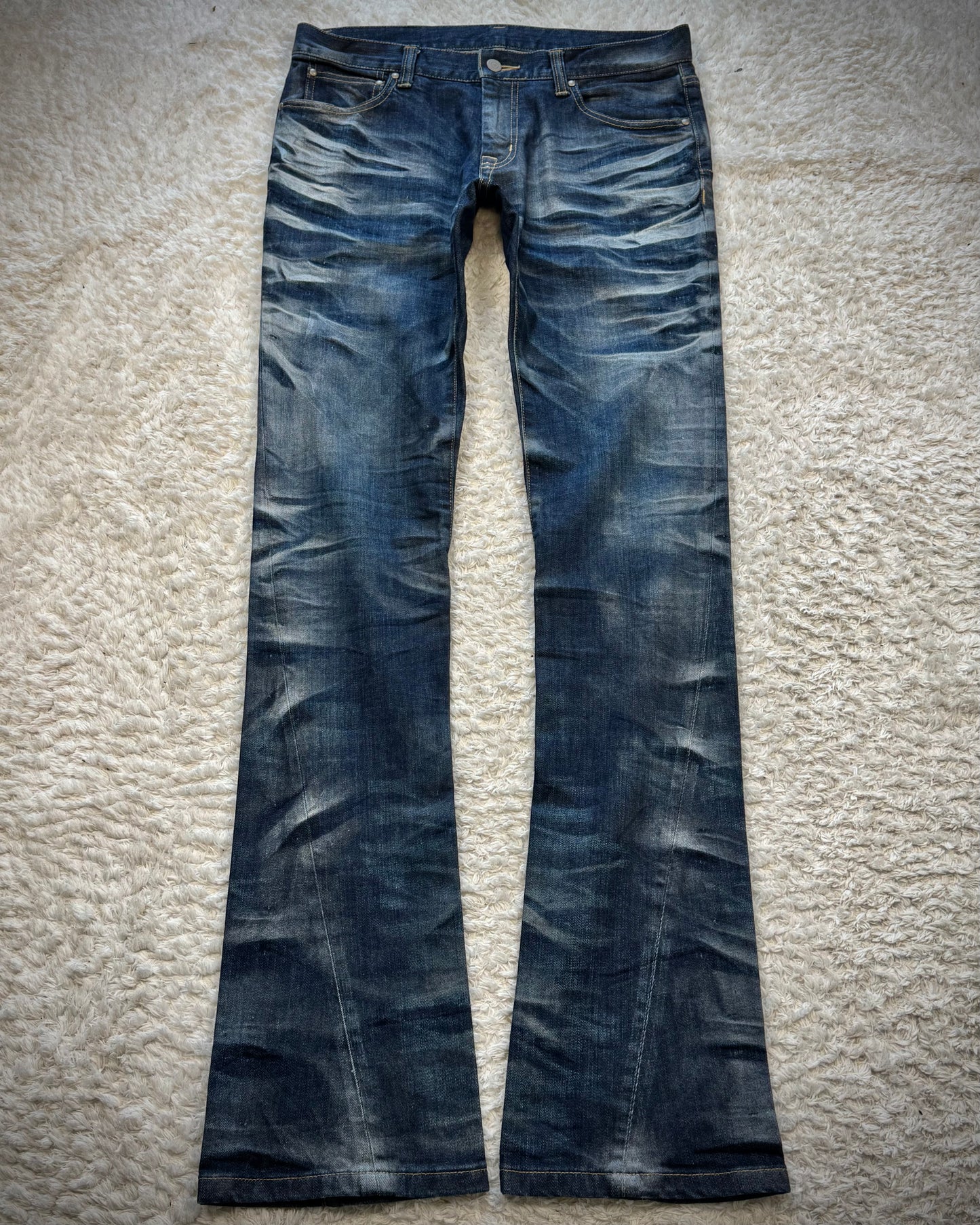 Tornado Mart Ocean Washed Spiral Slim Jeans