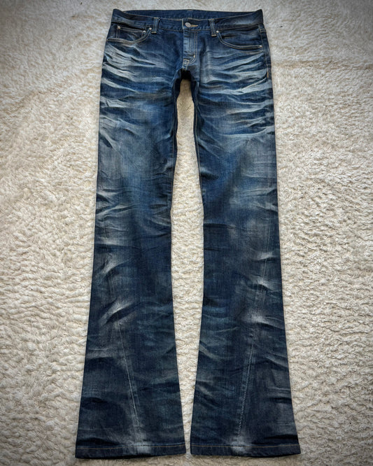 Tornado Mart Ocean Washed Spiral Slim Jeans